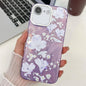 Electroplating Flowers Plants Texture TPU Phone Case, For iPhone 17e / 16e