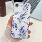 Electroplating Flowers Plants Texture TPU Phone Case, For iPhone 17e / 16e