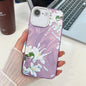 Electroplating Flowers Plants Texture TPU Phone Case, For iPhone 17e / 16e
