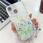 Electroplating Flower Texture Wristband TPU Phone Case, For iPhone 16, For iPhone 15 Pro Max, For iPhone 15 Pro, For iPhone 15
