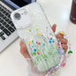 Electroplating Flower Texture Wristband TPU Phone Case, For iPhone 17e / 16e, For iPhone 16 Pro Max, For iPhone 16 Pro, For iPhone 16 Plus