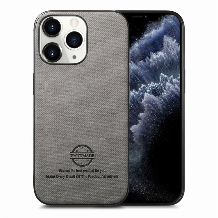 Twill Fabric Leather Skin Back Phone Case, For iPhone 12 Pro, For iPhone 11 Pro Max, For iPhone 11