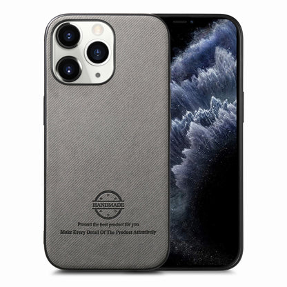Twill Fabric Leather Skin Back Phone Case, For iPhone 12 Pro, For iPhone 11 Pro Max, For iPhone 11