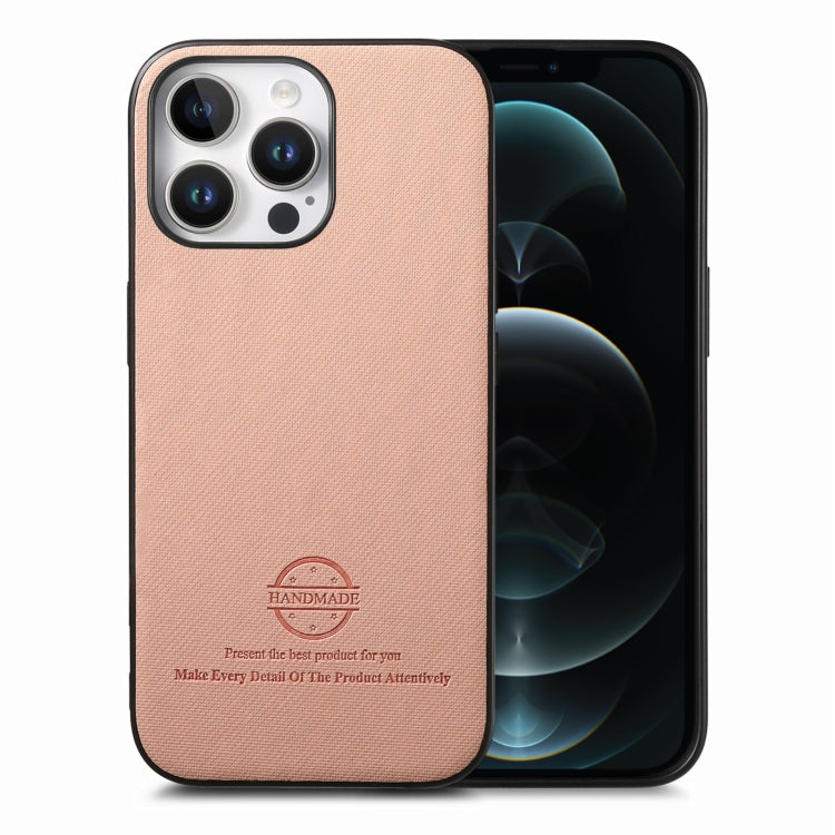 Twill Fabric Leather Skin Back Phone Case, For iPhone 13, For iPhone 12, For iPhone 12 Pro Max
