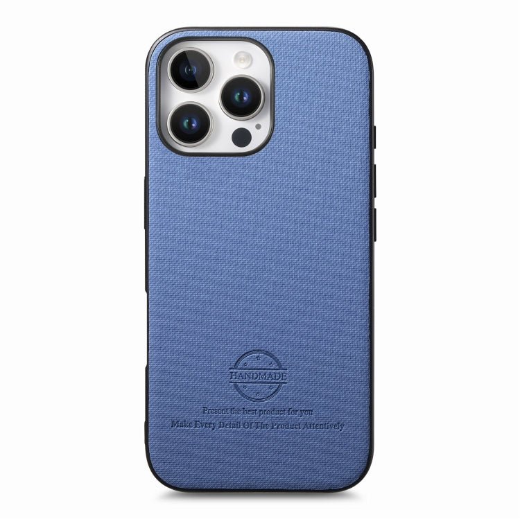 Twill Fabric Leather Skin Back Phone Case, For iPhone 13, For iPhone 12, For iPhone 12 Pro Max