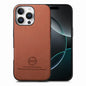 Twill Fabric Leather Skin Back Phone Case, For iPhone 17, For iPhone 16 Pro Max, For iPhone 16 Pro