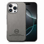 Twill Fabric Leather Skin Back Phone Case, For iPhone 17, For iPhone 16 Pro Max, For iPhone 16 Pro