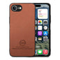 Twill Fabric Leather Skin Back Phone Case
