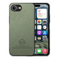 Twill Fabric Leather Skin Back Phone Case