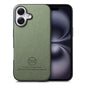 Twill Fabric Leather Skin Back Phone Case, For iPhone 17, For iPhone 16 Pro Max, For iPhone 16 Pro