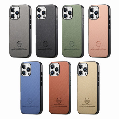 Twill Fabric Leather Skin Back Phone Case, For iPhone 12 Pro, For iPhone 11 Pro Max, For iPhone 11