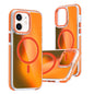 Dual-Color Gradient Discolor MagSafe Phone Case, For iPhone 11