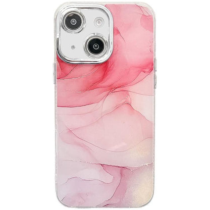 Electroplated Marble Texture Phone Case, For iPhone 13