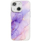 Electroplated Marble Texture Phone Case, For iPhone 13