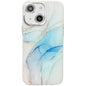 Electroplated Marble Texture Phone Case, For iPhone 13