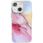 Electroplated Marble Texture Phone Case, For iPhone 13