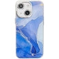 Electroplated Marble Texture Phone Case, For iPhone 13