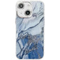 Electroplated Marble Texture Phone Case, For iPhone 13