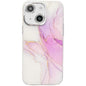 Electroplated Marble Texture Phone Case, For iPhone 14
