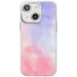 Electroplated Marble Texture Phone Case, For iPhone 14