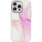Electroplated Marble Texture Phone Case, For iPhone 14 Pro