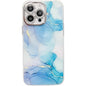 Electroplated Marble Texture Phone Case, For iPhone 14 Pro