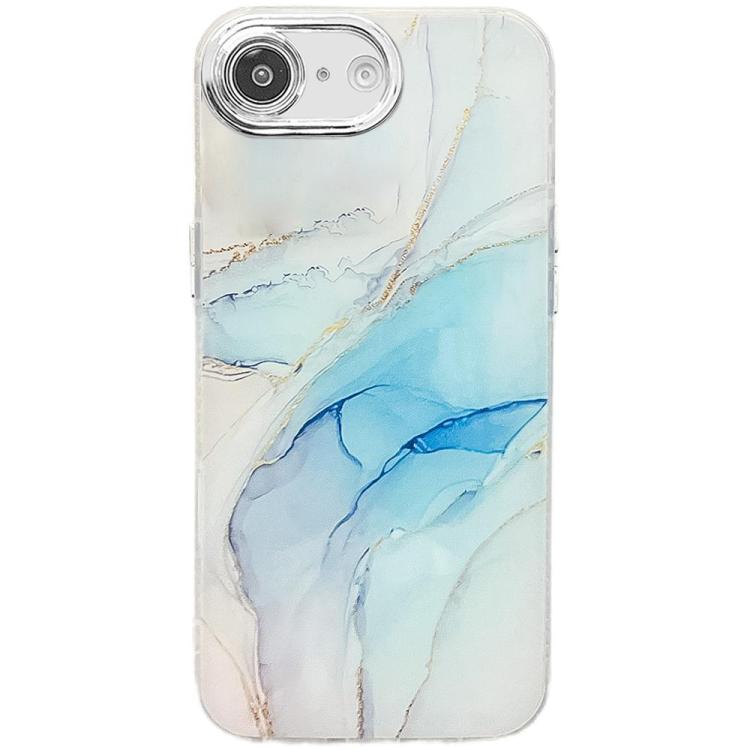 Electroplated Marble Texture Phone Case, For iPhone 17e / 16e