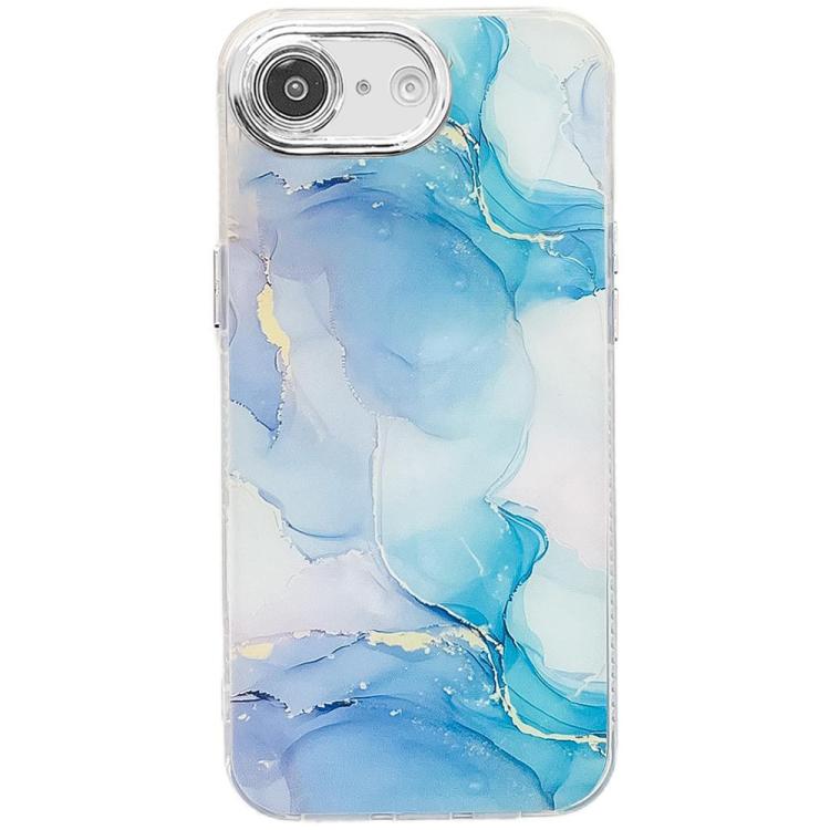 Electroplated Marble Texture Phone Case, For iPhone 17e / 16e