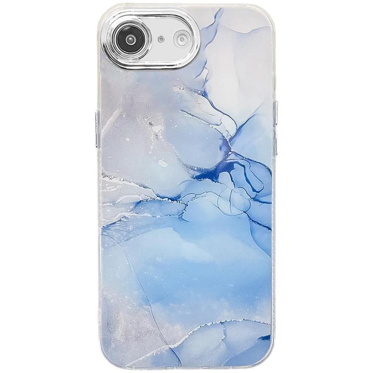 Electroplated Marble Texture Phone Case, For iPhone 17e / 16e