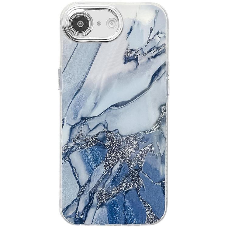 Electroplated Marble Texture Phone Case, For iPhone 17e / 16e