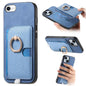 Retro Cross Leather Ring Side Insert Card Bag MagSafe Phone Case, For iPhone 7 / 8 / SE 2022, For iPhone 13 Pro Max, For iPhone 13 Pro
