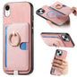 Retro Cross Leather Ring Side Insert Card Bag MagSafe Phone Case, For iPhone X / XS, For iPhone XR, For iPhone XS Max