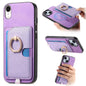 Retro Cross Leather Ring Side Insert Card Bag MagSafe Phone Case, For iPhone X / XS, For iPhone XR, For iPhone XS Max