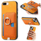 Retro Cross Leather Ring Side Insert Card Bag MagSafe Phone Case