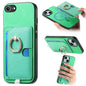 Retro Cross Leather Ring Side Insert Card Bag MagSafe Phone Case, For iPhone 17e / 16e, For iPhone 17 Pro Max, For iPhone 17 Pro