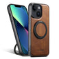 Suteni G3 Oil Wax 360 Rotation Holder MagSafe Back Phone Case, For iPhone 14, For iPhone 14 Pro, For iPhone 14 Pro Max, For iPhone 13 Pro Max, For iPhone 13 Pro, For iPhone 13, For iPhone 12, For iPhone 12 Pro Max