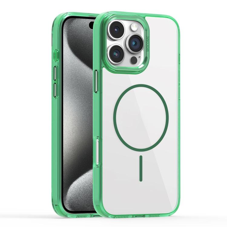 Star Shield Thin Circle MagSafe Phone Case, For iPhone 16 Plus, For iPhone 16, For iPhone 15 Pro Max