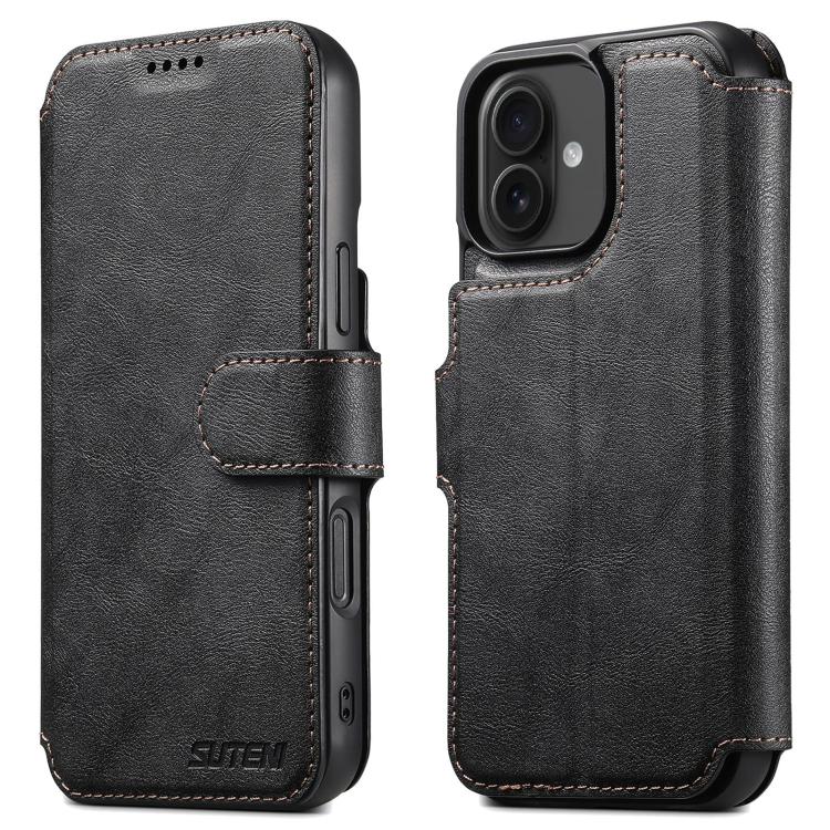 Suteni Q05 2-in-1 Multi-function Detachable Wallet MagSafe Phone Case, For iPhone 16 Pro, For iPhone 16 Plus, For iPhone 16, For iPhone 15 Pro Max, For iPhone 15 Pro, For iPhone 15 Plus, For iPhone 15, For iPhone 14 Plus