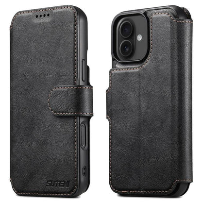 Suteni Q05 2-in-1 Multi-function Detachable Wallet MagSafe Phone Case, For iPhone 16 Pro, For iPhone 16 Plus, For iPhone 16, For iPhone 15 Pro Max, For iPhone 15 Pro, For iPhone 15 Plus, For iPhone 15, For iPhone 14 Plus
