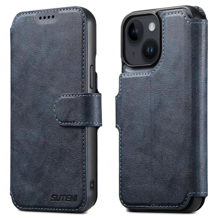 Suteni Q05 2-in-1 Multi-function Detachable Wallet MagSafe Phone Case, For iPhone 16 Pro, For iPhone 16 Plus, For iPhone 16, For iPhone 15 Pro Max, For iPhone 15 Pro, For iPhone 15 Plus, For iPhone 15, For iPhone 14 Plus
