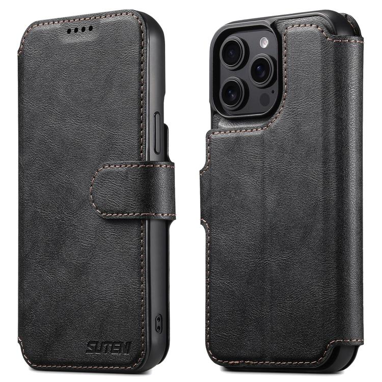 Suteni Q05 2-in-1 Multi-function Detachable Wallet MagSafe Phone Case, For iPhone 14, For iPhone 14 Pro, For iPhone 14 Pro Max, For iPhone 13 Pro Max, For iPhone 13 Pro, For iPhone 13, For iPhone 12, For iPhone 12 Pro Max
