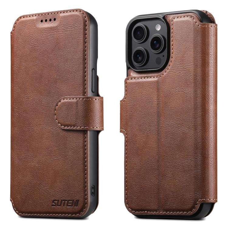 Suteni Q05 2-in-1 Multi-function Detachable Wallet MagSafe Phone Case, For iPhone 14, For iPhone 14 Pro, For iPhone 14 Pro Max, For iPhone 13 Pro Max, For iPhone 13 Pro, For iPhone 13, For iPhone 12, For iPhone 12 Pro Max
