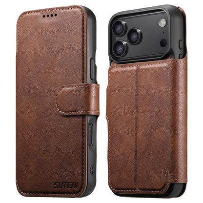Suteni Q05 2-in-1 Multi-function Detachable Wallet MagSafe Phone Case, For iPhone 18, For iPhone 18 Pro, For iPhone 18 Pro Max, For iPhone 17 Pro Max, For iPhone 17 Pro, For iPhone 17, For iPhone 17 Air, For iPhone 16 Pro Max