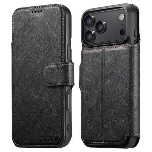 Suteni Q05 2-in-1 Multi-function Detachable Wallet MagSafe Phone Case, For iPhone 18 Pro, For iPhone 18 Pro Max, For iPhone 17 Pro Max, For iPhone 17 Pro, For iPhone 17, For iPhone 17 Air, For iPhone 16 Pro Max, For iPhone 16 Pro