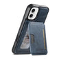 Suteni M3 Card Bag MagSafe Cowhide Texture Leather Phone Case, For iPhone 17 Pro Max, For iPhone 17 Pro, For iPhone 17, For iPhone Air, For iPhone 16 Pro Max, For iPhone 16 Pro, For iPhone 16 Plus, For iPhone 16