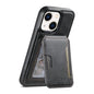 Suteni M3 Card Bag MagSafe Cowhide Texture Leather Phone Case, For iPhone 14, For iPhone 14 Pro, For iPhone 14 Pro Max, For iPhone 13 Pro Max, For iPhone 13 Pro, For iPhone 13, For iPhone 12, For iPhone 12 Pro Max