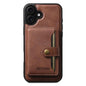 Suteni M4 Magnetic Card Bag MagSafe Leather Phone Case, For iPhone 16 Pro, For iPhone 16 Plus, For iPhone 16, For iPhone 15 Pro Max, For iPhone 15 Pro, For iPhone 15 Plus, For iPhone 15, For iPhone 14 Plus