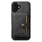 Suteni M4 Magnetic Card Bag MagSafe Leather Phone Case, For iPhone 16 Pro, For iPhone 16 Plus, For iPhone 16, For iPhone 15 Pro Max, For iPhone 15 Pro, For iPhone 15 Plus, For iPhone 15, For iPhone 14 Plus