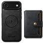 Suteni M4 Magnetic Card Bag MagSafe Leather Phone Case, For iPhone 18, For iPhone 18 Pro, For iPhone 18 Pro Max, For iPhone 17 Pro Max, For iPhone 17 Pro, For iPhone 17, For iPhone Air, For iPhone 16 Pro Max