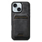 Suteni M5 Magnetic Card Bag MagSafe Cowhide Texture Leather Phone Case, For iPhone 16 Pro, For iPhone 16 Plus, For iPhone 16, For iPhone 15 Pro Max, For iPhone 15 Pro, For iPhone 15 Plus, For iPhone 15, For iPhone 14 Plus